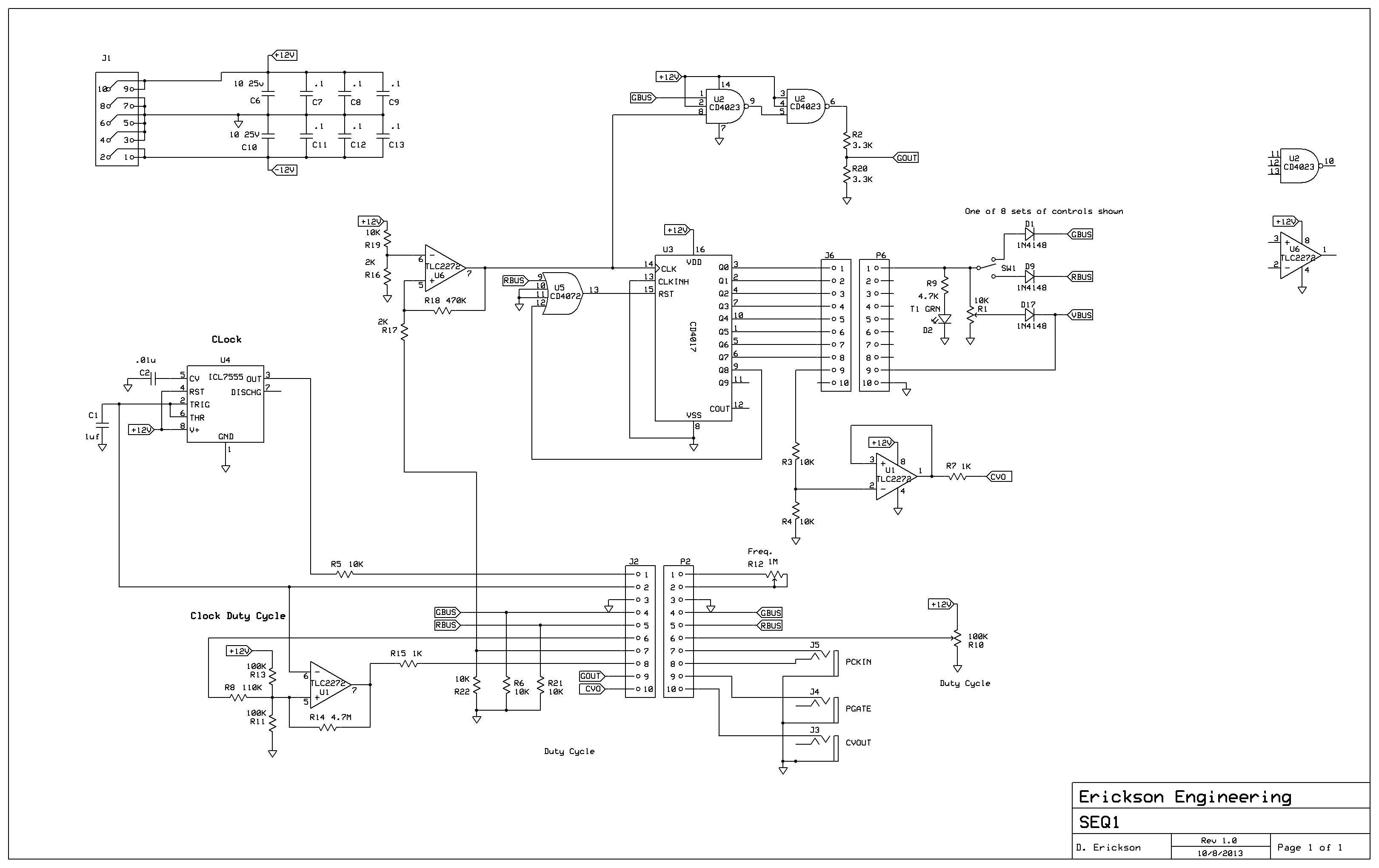 Sequencer schematic